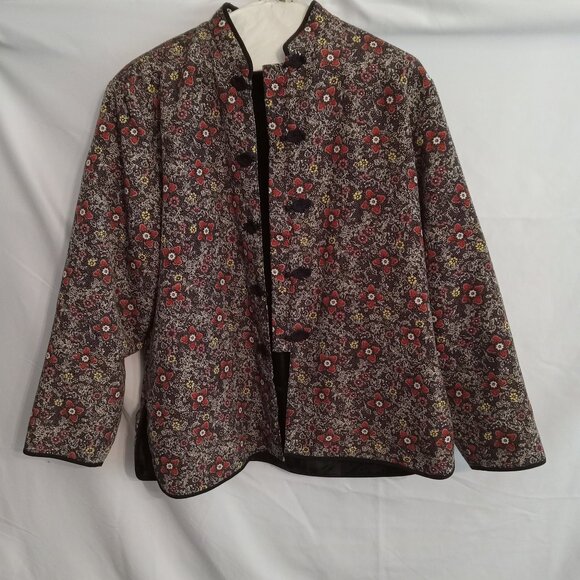 Silk Padded Chinese Jacket Size Med-Large - Picture 1 of 4